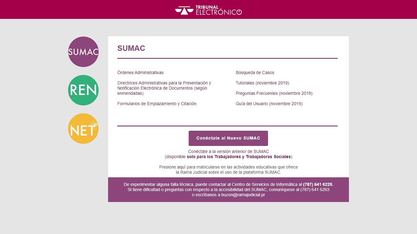 Tribunal Electrónico - Poder Judicial
